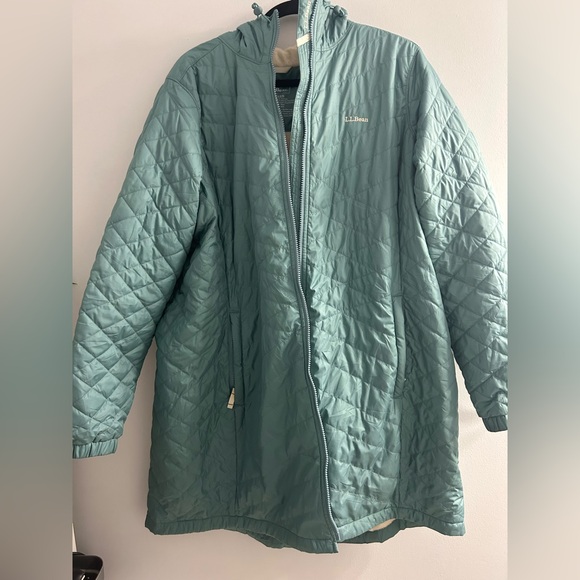 Women's Fleece-Lined Primaloft Coat, Synthetic plus size - Picture 9 of 9